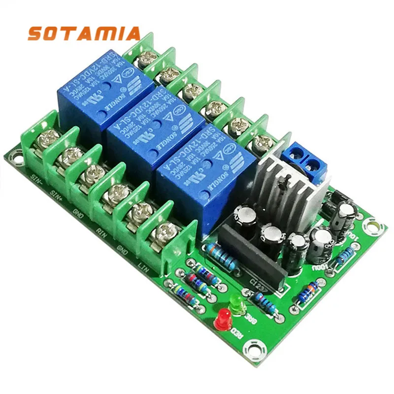 Home Cinema Sound System - SOTAMIA 600W 2.1 Плата защиты аудиоканалов