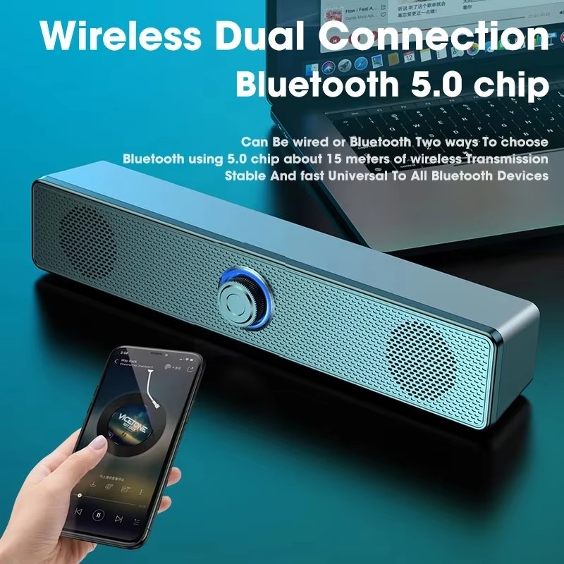 Soundbar Bluetooth Home - Музыкальный саундбар для компьютера: проводная и