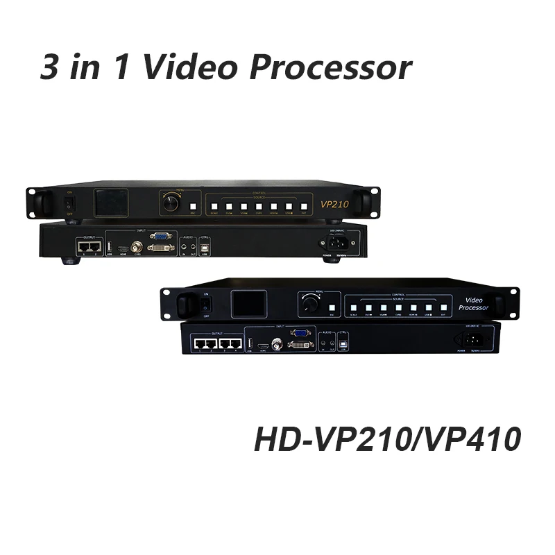 Home Cinema Video Processor - Huidu 3-в-1 HD-VP210H Светодиодный видеопроцессор Карты