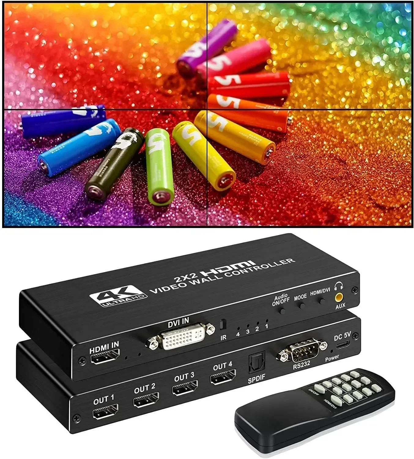 Контроллер видеостены 4K 3x3 1 – обзор и цена Home Cinema Video Processor