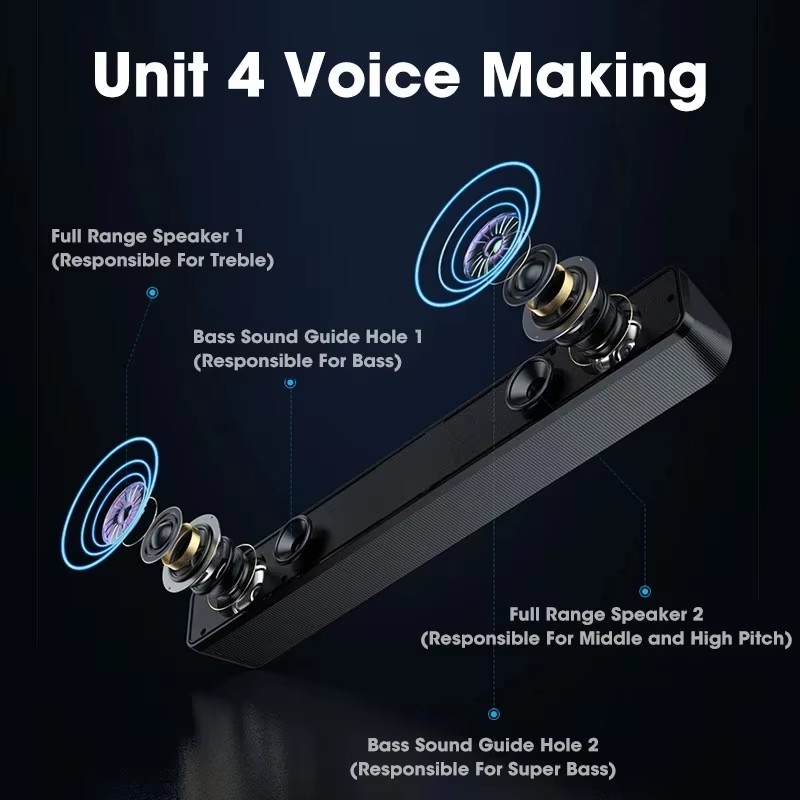 Музыкальный саундбар для компь – обзор и цена Soundbar Bluetooth Home