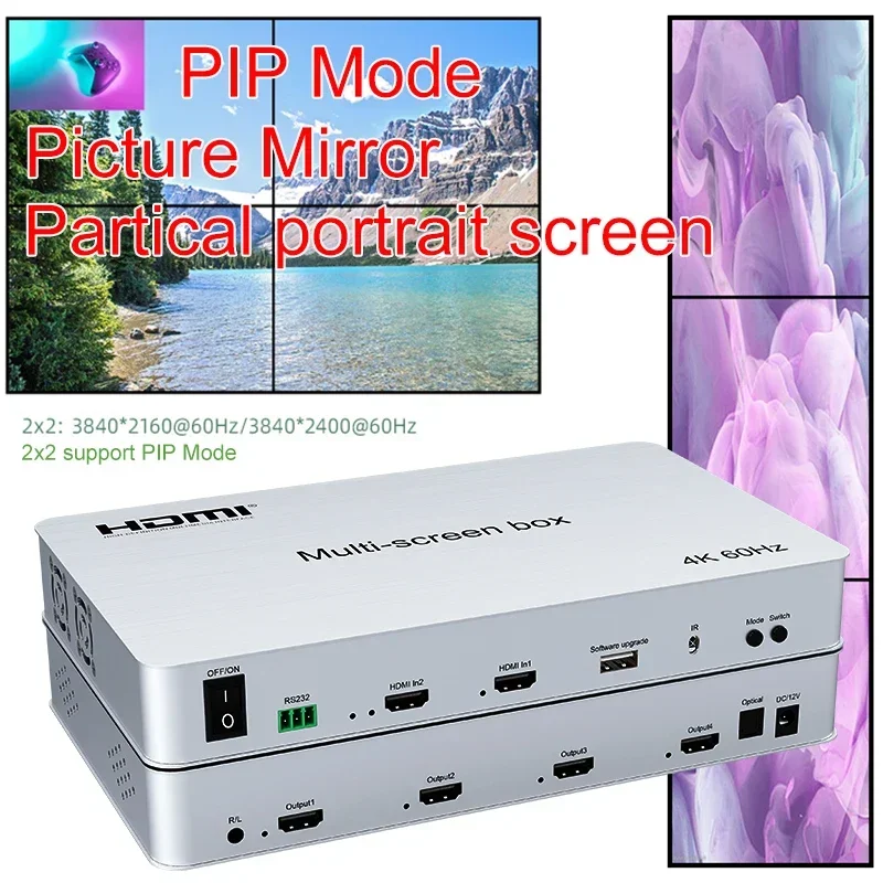 HD 4K 60 Гц Мультиэкранный про – обзор и цена Home Cinema Video Processor
