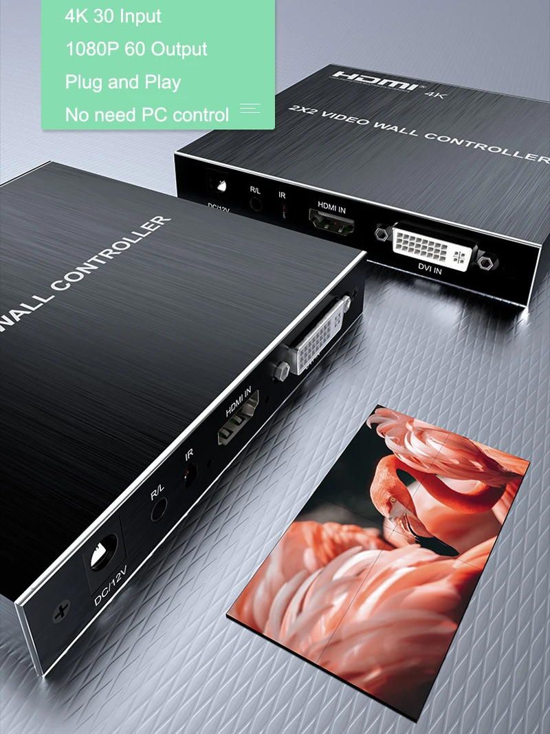HD 4K 2x2 DVI HDMI Контроллер  – обзор и цена Home Cinema Video Processor