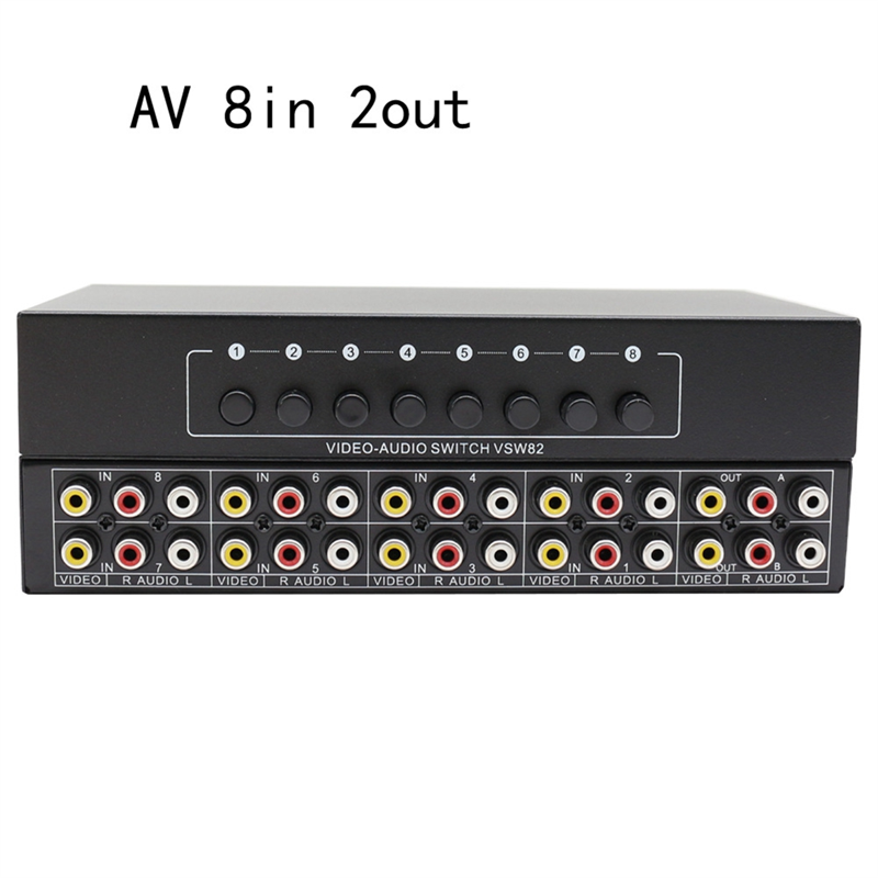 B04B-8 Вход 2 Выхода RCA AV-ко – обзор и цена Home Cinema Video Processor