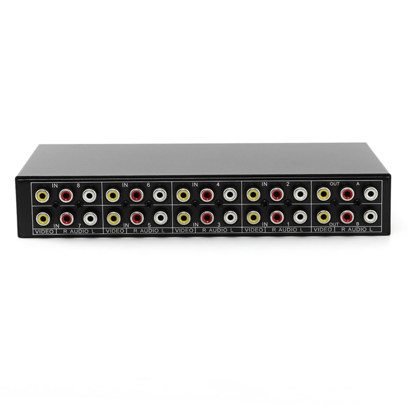 B04B-8 Вход 2 Выхода RCA AV-ко – обзор и цена Home Cinema Video Processor