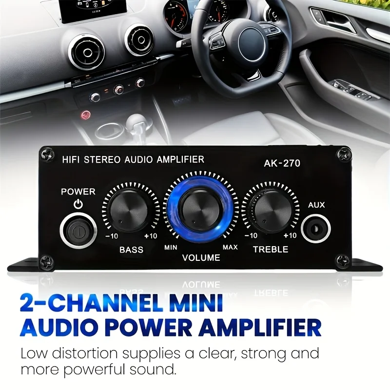 Мини-усилитель мощности AK-270 – обзор и цена Home Cinema Sound System
